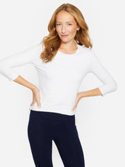 J.McLaughlin Signature Tee White | Women Catalina Cloth™ Dresses