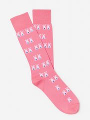 J.McLaughlin Socks In Easter Bunny Pink | Men Socks