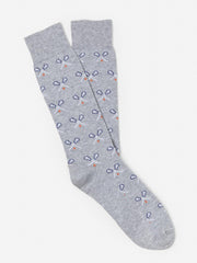 J.McLaughlin Socks In Lacrosse Sticks Light Heather Gray | Men Socks