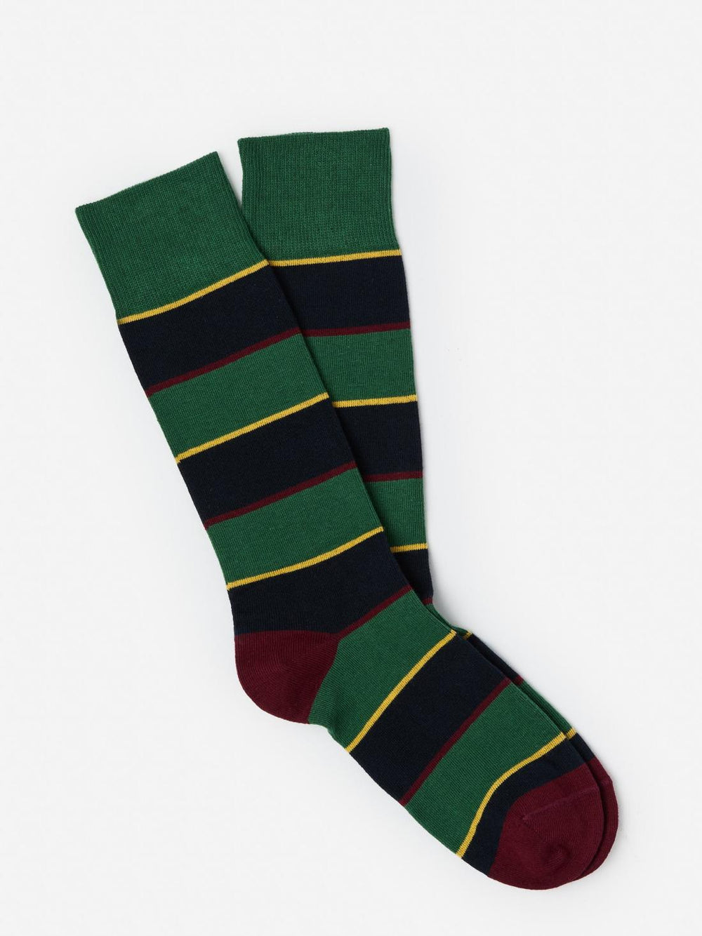 J.McLaughlin Socks In Stripe Green/multi | Men Shoes & Accessories