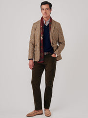 J.McLaughlin Suffolk Sport Coat In Houndstooth Cobalt/brown/green | Men Jackets & Sport Coats