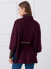 J.McLaughlin Terin Cape Merlot | Women Capes