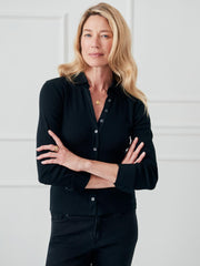 J.McLaughlin Theodora Shirt Black | Women Shirts & Tops