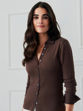J.McLaughlin Theodora Shirt Brown | Women Shirts & Tops