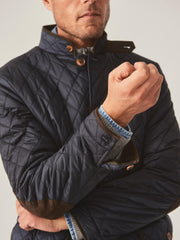 J.McLaughlin Upland Quilted Jacket Navy | Men Jackets & Sport Coats