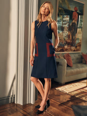 J.McLaughlin Vesper Dress Navy/merlot | Women Dresses