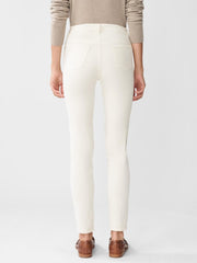 J.McLaughlin Watson Velvet Jeans Egret White | Women Pants
