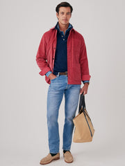 J.McLaughlin Weekender Corduroy Jacket Berry | Men Jackets & Sport Coats