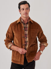 J.McLaughlin Weekender Corduroy Jacket Caramel | Men Jackets & Sport Coats