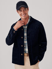 J.McLaughlin Weekender Corduroy Jacket Dark Navy | Men Jackets & Sport Coats
