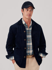 J.McLaughlin Weekender Corduroy Jacket Dark Navy | Men Jackets & Sport Coats