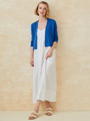 J.McLaughlin Winslow Cardigan Denim Blue | Women Sweaters