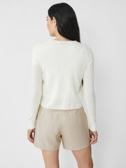 J.McLaughlin Aleesha Cardigan Egret White | Women Sweaters