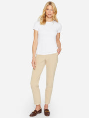 J.McLaughlin Allie Cap Sleeve Tee White | Women Shirts &amp; Tops