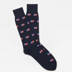 J.McLaughlin American Flag Socks Navy | Men Shoes &amp; Accessories