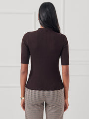 J.McLaughlin Angelica Sweater Brown | Women Sweaters