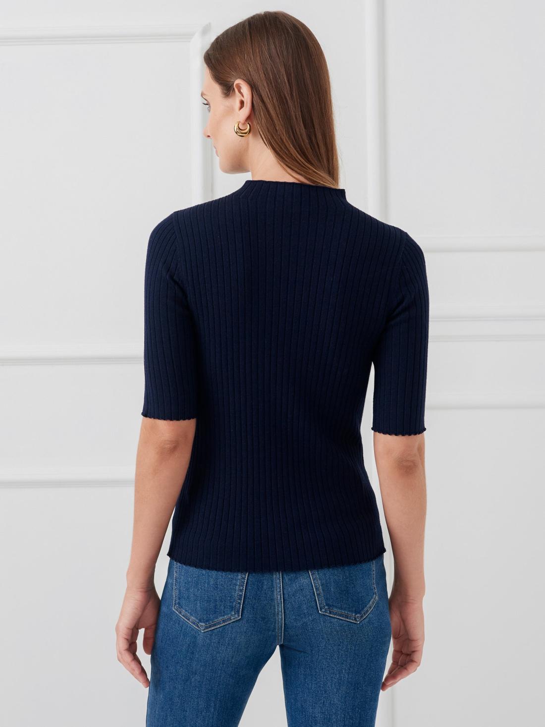 J.McLaughlin Angelica Sweater Dark Navy | Women Sweaters