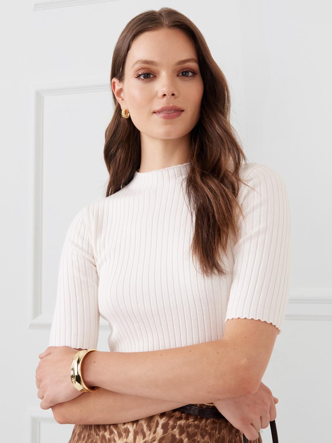 J.McLaughlin Angelica Sweater Ivory | Women Sweaters