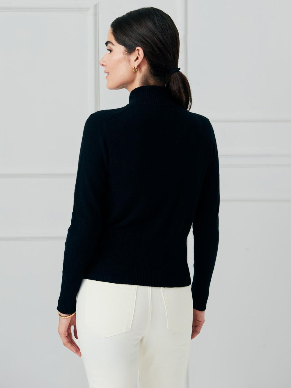 J.McLaughlin Anya Cashmere Cardigan Black | Women Sweaters