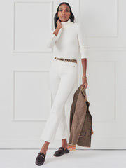 J.McLaughlin Arlette Turtleneck Egret White | Women Sweaters