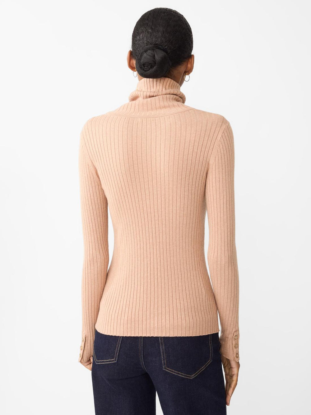 J.McLaughlin Arlette Turtleneck Heather Camel | Women Sweaters