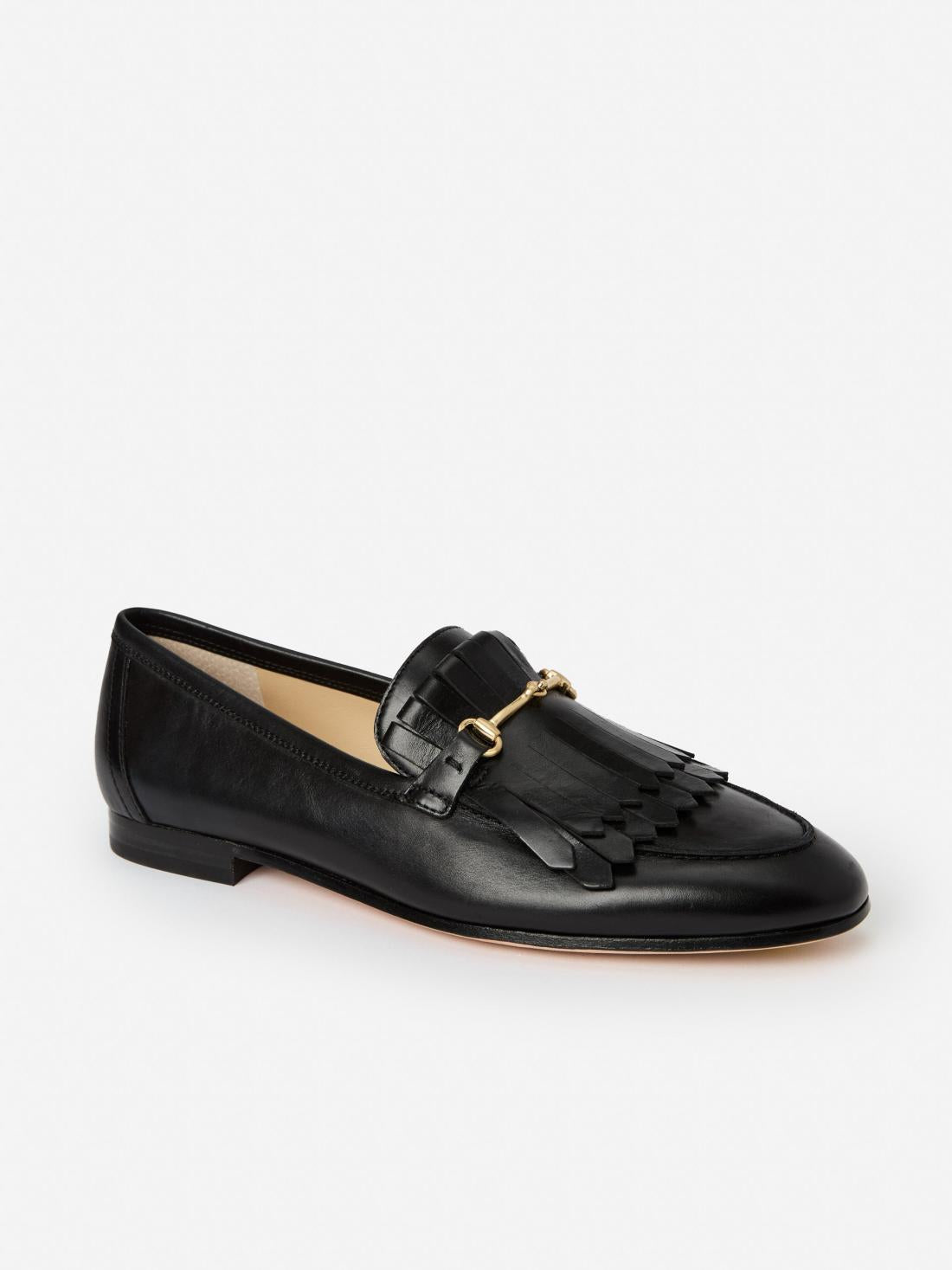 J.McLaughlin Arlie Leather Loafers Black | Women Shoes &amp; Accessories
