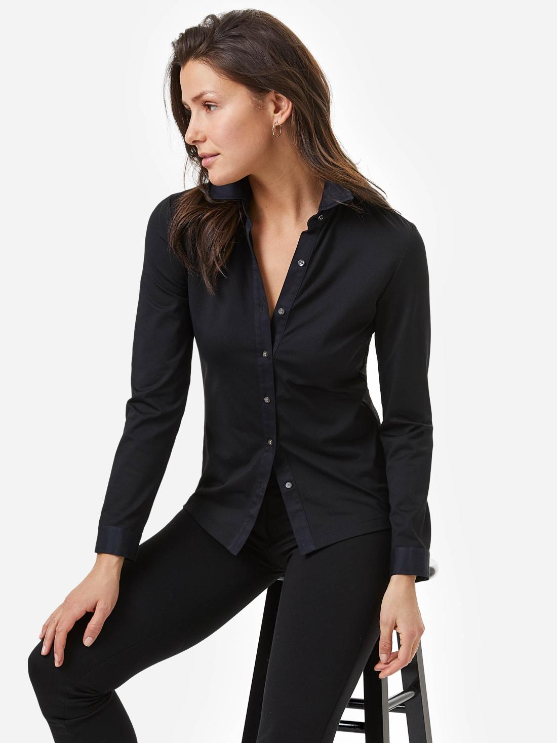 J.McLaughlin Betty Shirt Black | Women Catalina Cloth™ Dresses