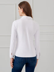 J.McLaughlin Betty Shirt White | Women Catalina Cloth™ Dresses