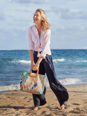 J.McLaughlin Britt Linen Shirt Light Pink | Women Shirts &amp; Tops