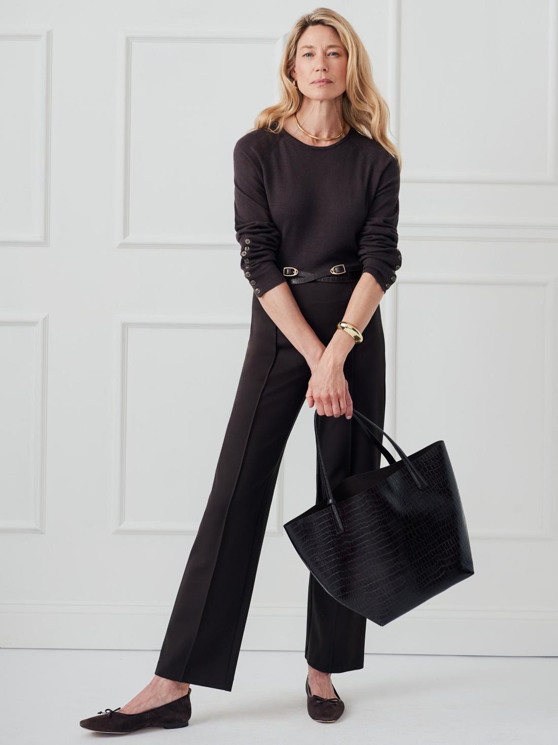 J.McLaughlin Calder Pants Dark Brown | Women Pants