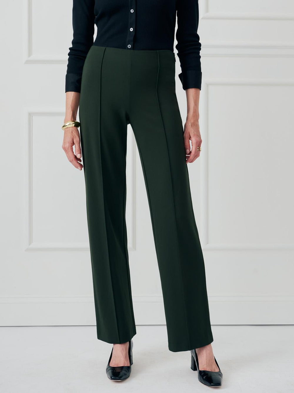 J.McLaughlin Calder Pants Dark Olive | Women Pants