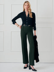 J.McLaughlin Calder Pants Dark Olive | Women Pants