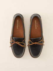 J.McLaughlin Camden Leather Mocassins Navy | Men Shoes