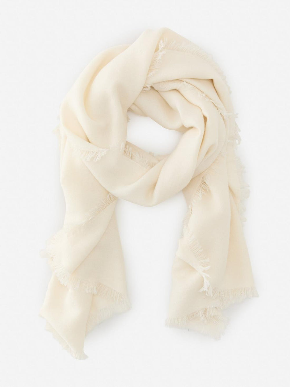 J.McLaughlin Carey Cashmere Scarf Ivory | Women Scarves