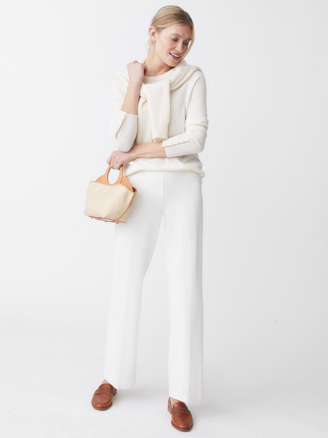 J.McLaughlin Carter Pants Ivory | Women Pants