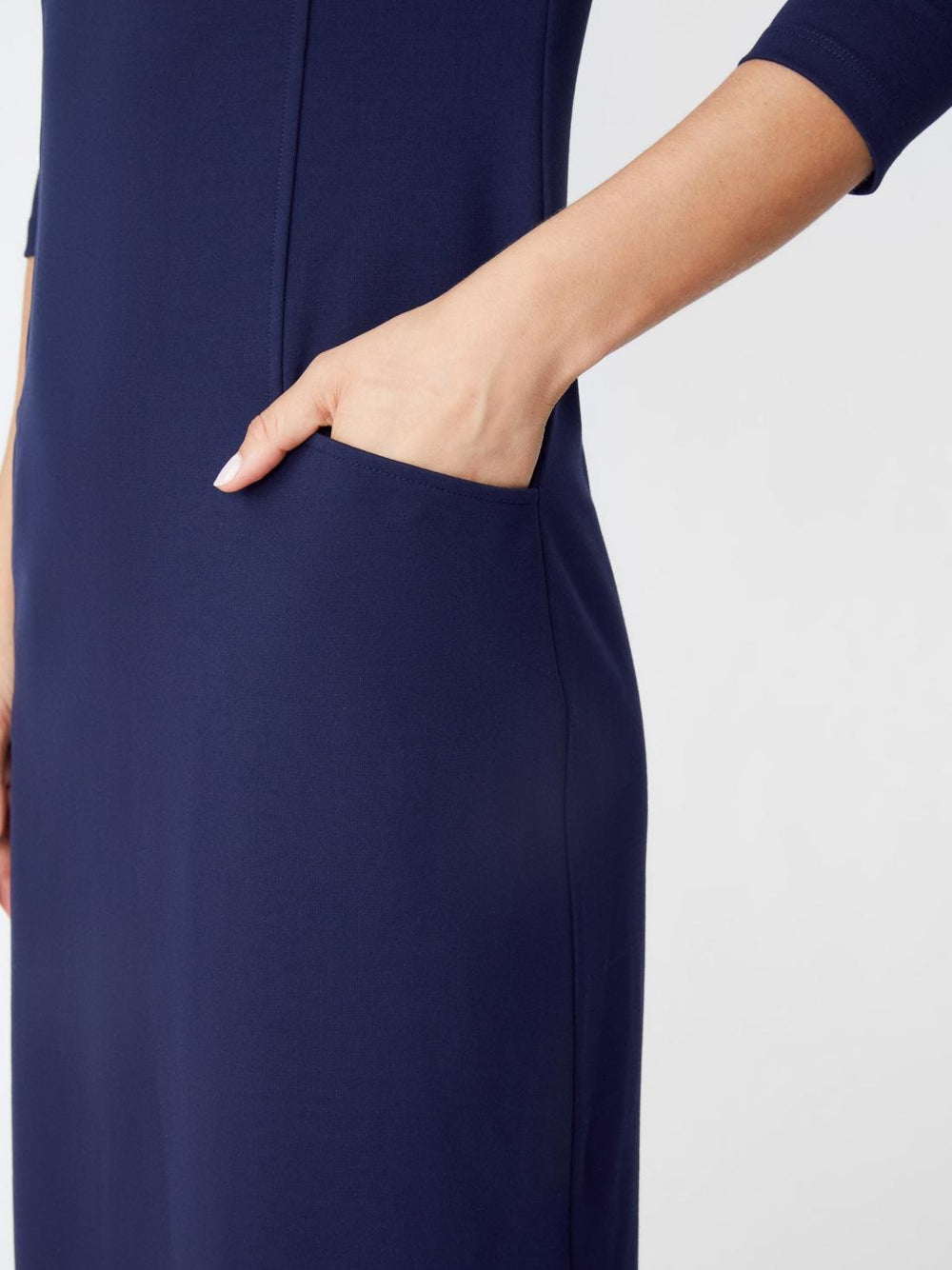 J.McLaughlin Catalyst Dress Winter Navy | Women Dresses