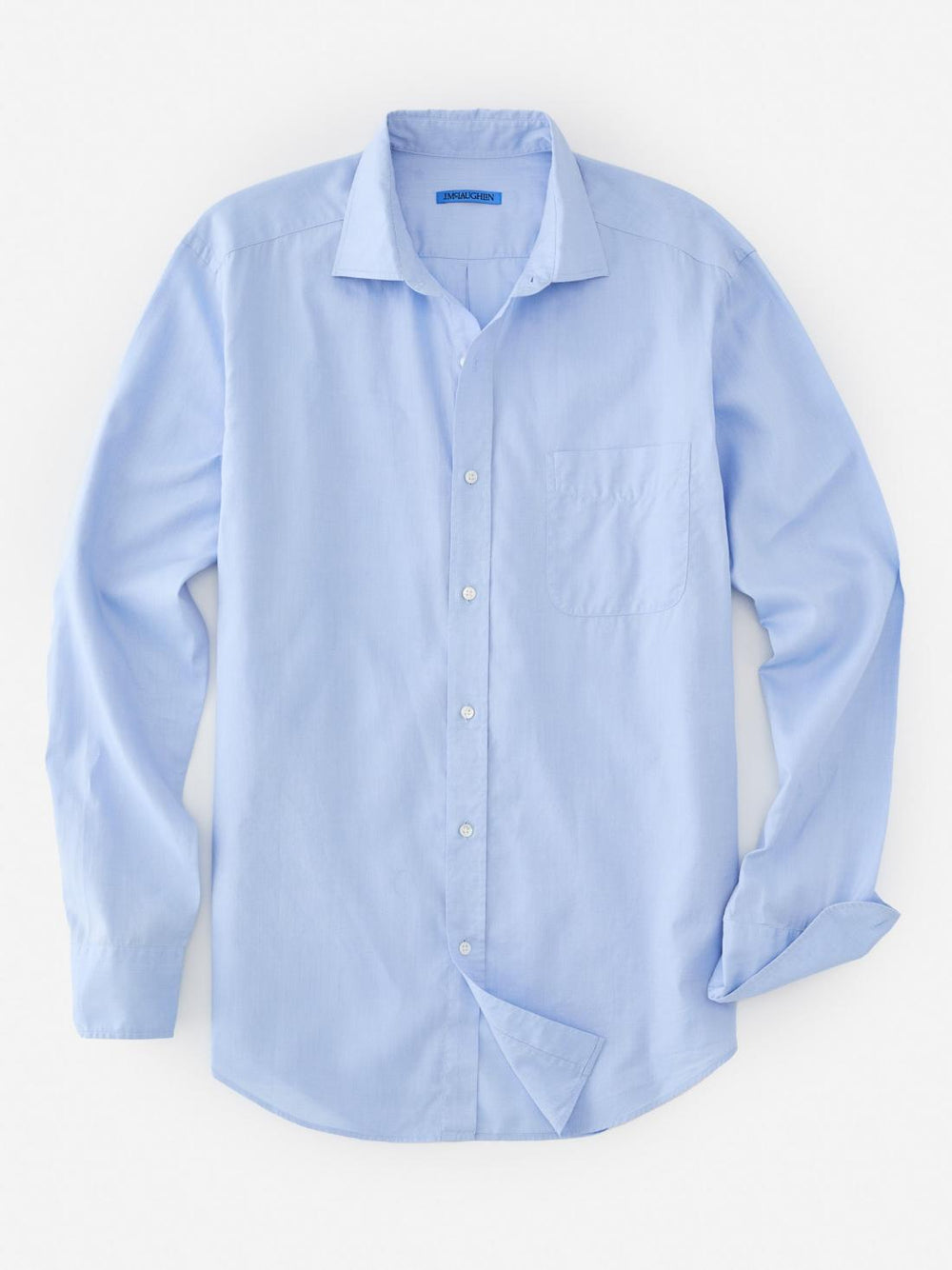 J.McLaughlin Club Classic Fit Shirt Blue | Men Shirts