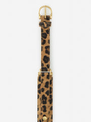 J.McLaughlin Danica Suede Belt In Leopard Brown/multi | Women Belts