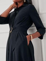 J.McLaughlin Darla Dress Black | Women Dresses