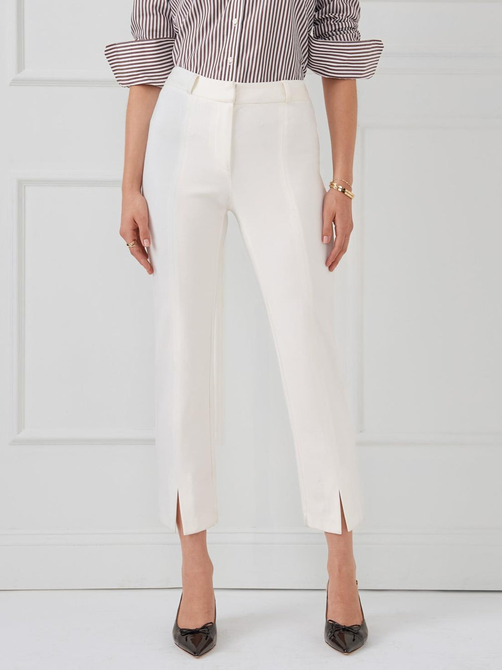 J.McLaughlin Deanne Pants Ivory | Women Pants
