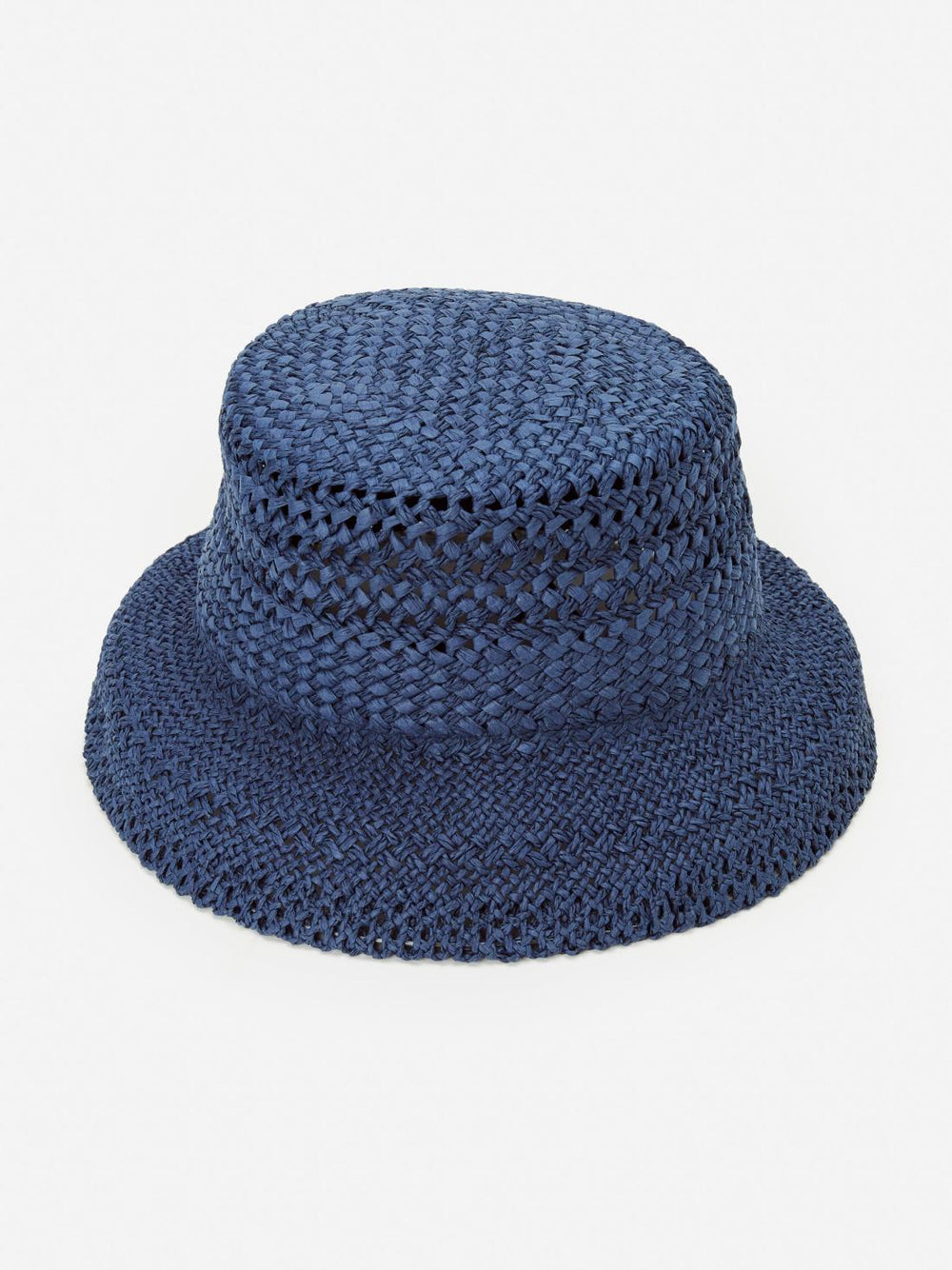J.McLaughlin Delia Straw Bucket Hat Denim | Women Shoes &amp; Accessories