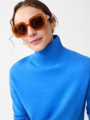 J.McLaughlin Dina Cashmere Turtleneck Jmc Blue | Women Sweaters