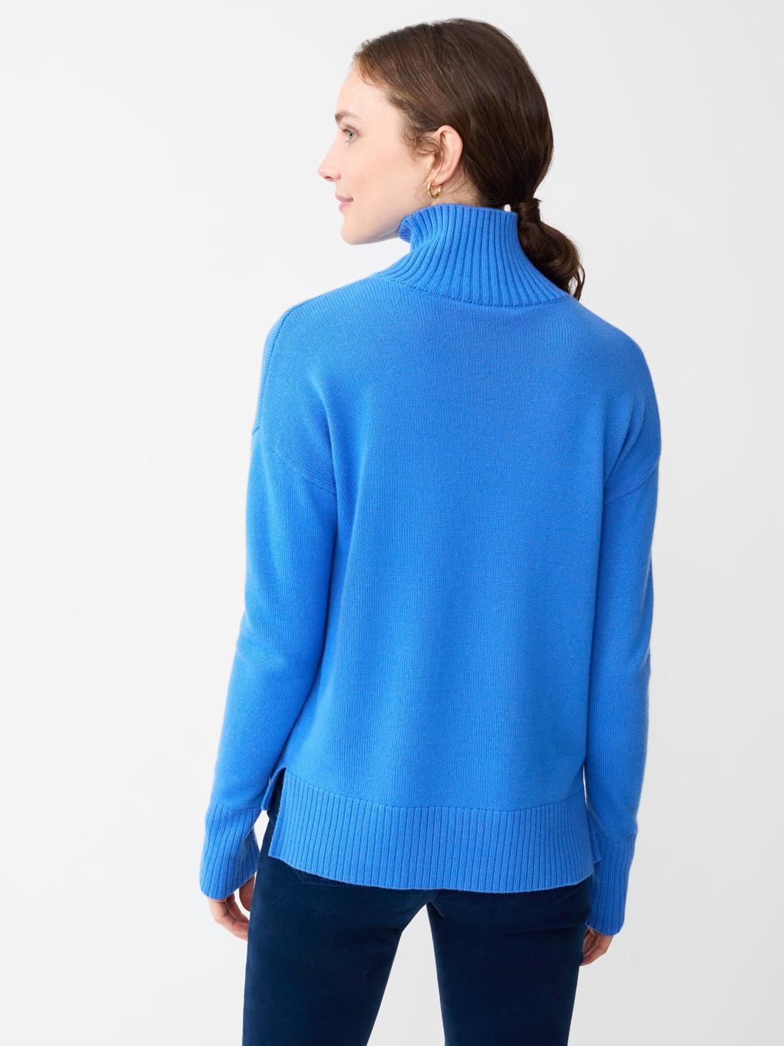 J.McLaughlin Dina Cashmere Turtleneck Jmc Blue | Women Sweaters