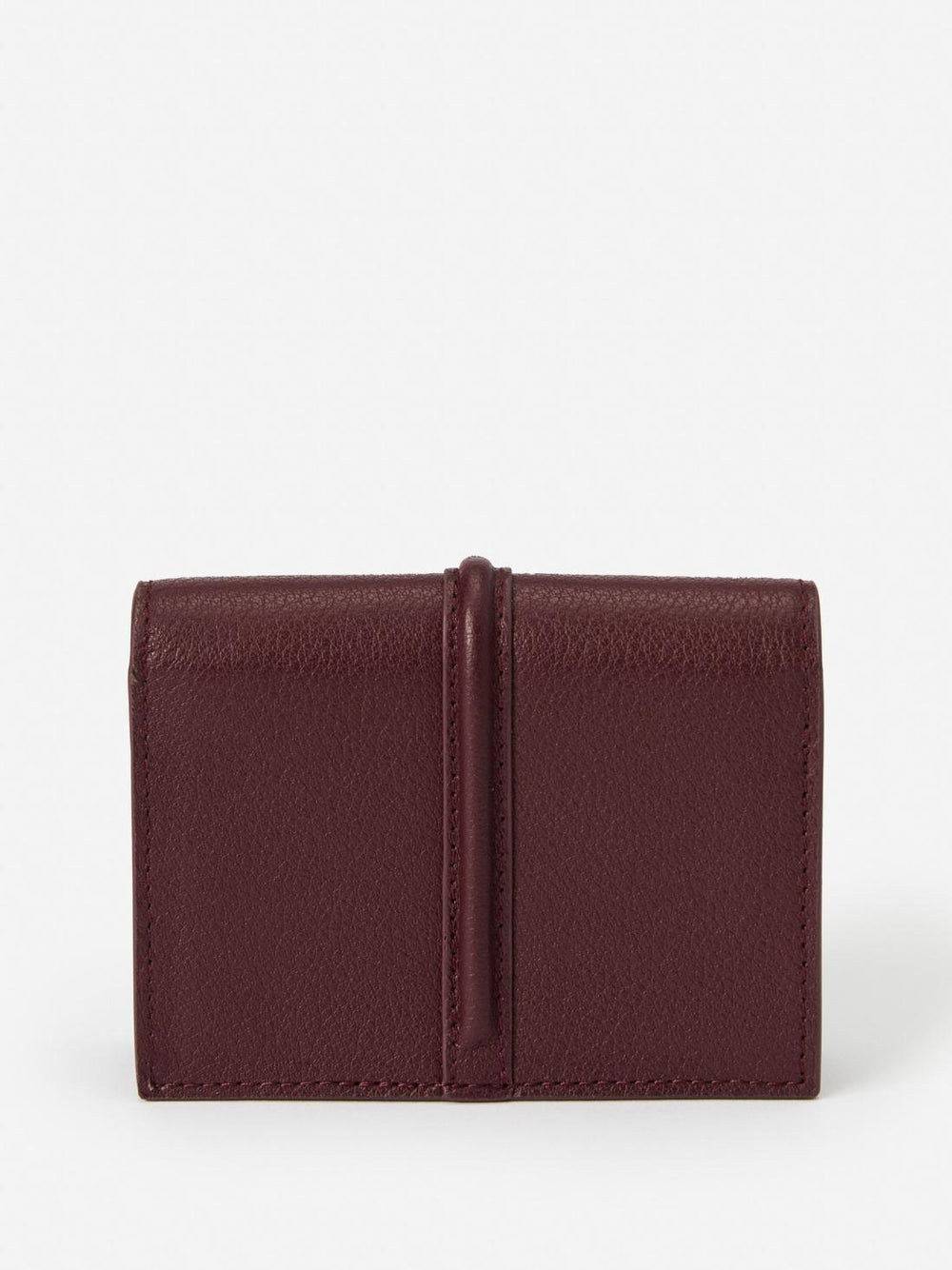 J.McLaughlin Dinah Leather Card Holder French Merlot | Women Shoes &amp; Accessories