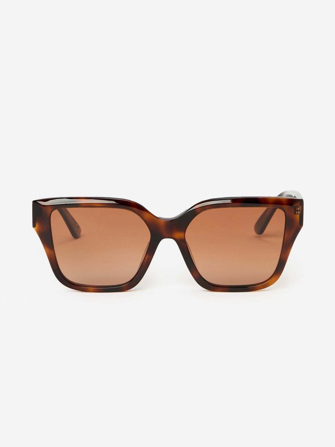 J.McLaughlin Diya Sunglasses In Tortoise Brown | Women Eyewear