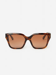 J.McLaughlin Diya Sunglasses In Tortoise Brown | Women Eyewear