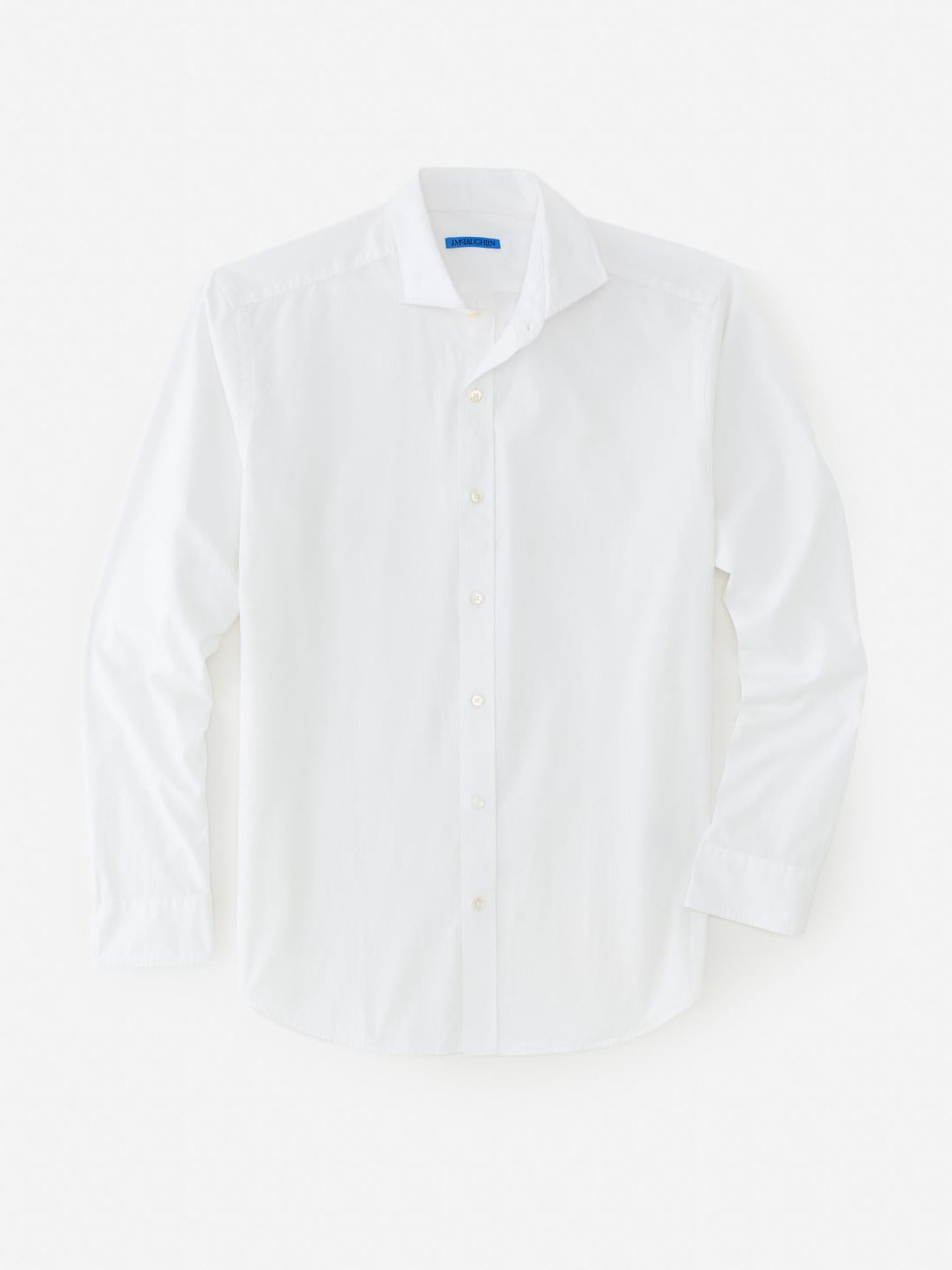 J.McLaughlin Drummond Classic Fit Shirt White | Men Shirts