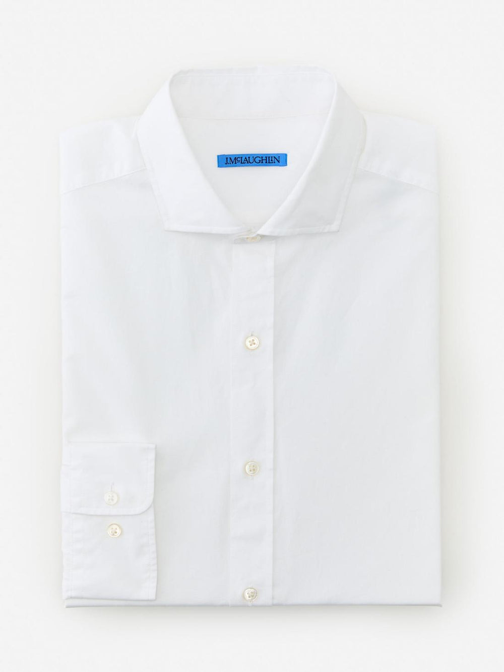 J.McLaughlin Drummond Classic Fit Shirt White | Men Shirts
