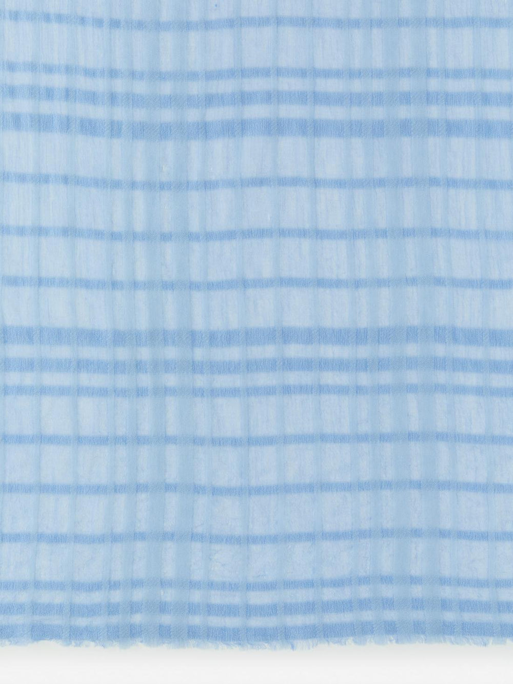 J.McLaughlin Farida Scarf In Plaid Light Denim | Women Scarves