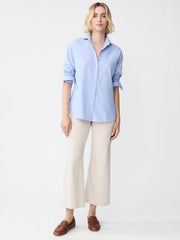 J.McLaughlin Finn Shirt Blue | Women Shirts &amp; Tops